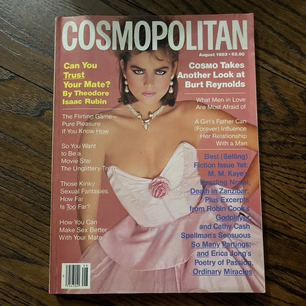 COSMOPOLITAN Magazine August 1983 Fashion Ads Liz Devine Scavullo